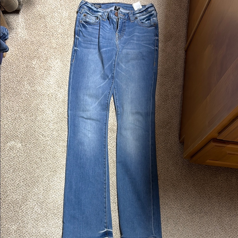 True Religion Women's Blue Boot Cut Jeans
